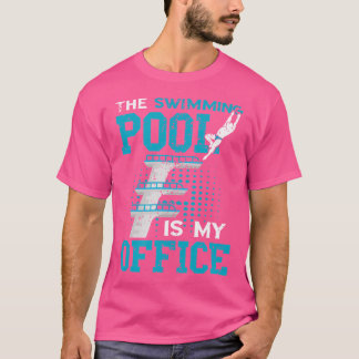 Camiseta Escritório de Nadação de Bordo Springboard Piscina