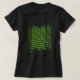 Camiseta Escritório de Nyse do Código de Mineração de Dados (Frente do Design)