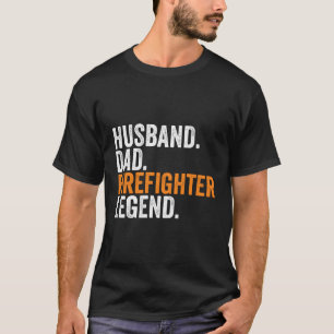 Camiseta Escritório de Ocupação de Legenda do Bombeiro Pai