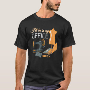 Camiseta Escritório De Seagem De Corte