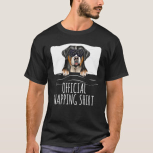 Camiseta Escritório do Cachorro da Montanha Suíça Maior