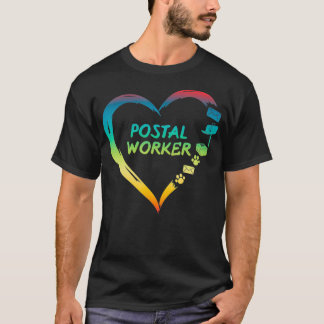 Camiseta Escritório do Serviço de Entrega do Postal Worker