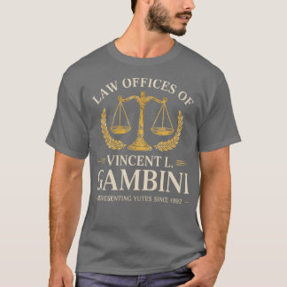 Camiseta Escritórios de Direito de Vincent L. Gambini