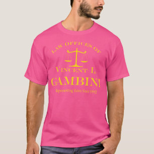Camiseta Escritórios de Direito de Vincent L Gambini
