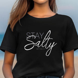 Camiseta Escritura Cristã de Tipografia de Permanência Salg