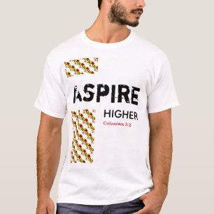 Camiseta Escritura Cristã do MAIS ALTO ASPIRE do Zimbábue