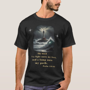 Camiseta Escritura da Bíblia Tua palavra
