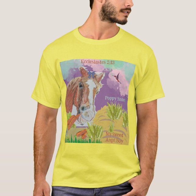 Camiseta Escritura de sorrisos populares (Frente)