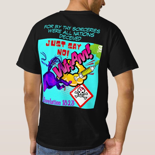 Camiseta Escritura de T-Shirt (Verso)