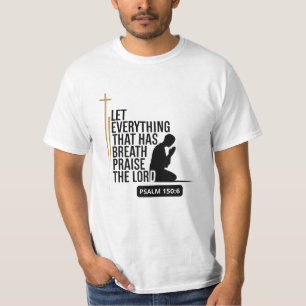 Camiseta Escritura De T-Shirt Psalm 150:6