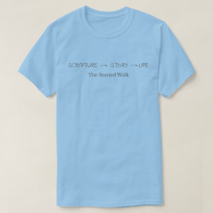 Camiseta Escritura História Vida – Texto Marrom