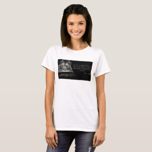 Camiseta Escritura Versa bíblia 1 Peter 5:8 KJV Mulheres