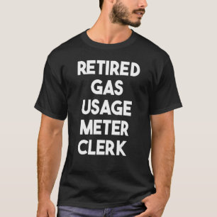 Camiseta Escriturário Aposentado de Medidor de Consumo de G