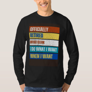 Camiseta Escriturário de Escritório Aposentado Aposentadori