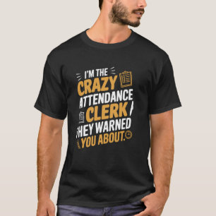 Camiseta Escriturário de Frequência Louco Sobre o Qual Avis