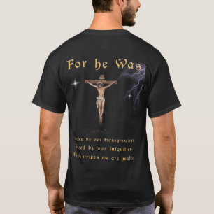 Camiseta Escrituras Cristãs João 3:16