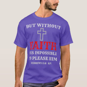 Camiseta Escrituras de Bíblia de Christian Verse Hebrews 1