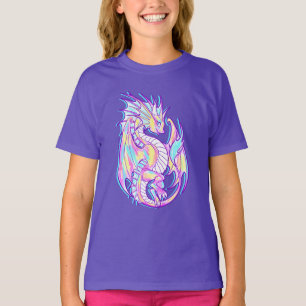 Camiseta Escrivora Rosa Bela Dragão Girassol Wyvern Inugami