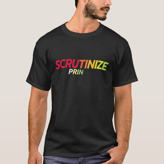 Camiseta Escrutinar prina (Frente)
