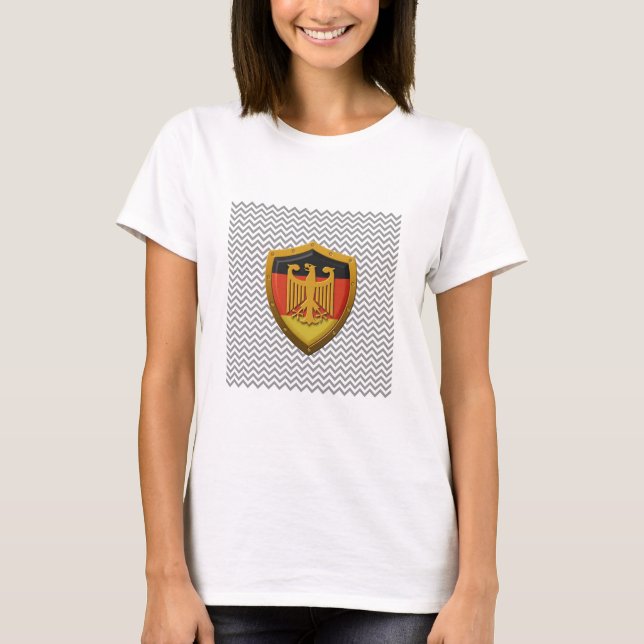 Camiseta Escudo alemão da águia (Frente)
