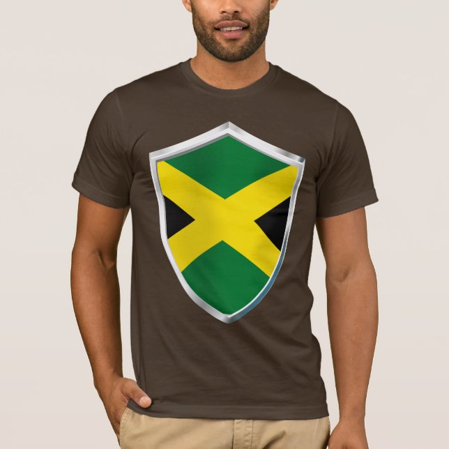 Camiseta Escudo da Jamaica (Frente)