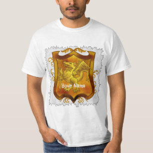 Camiseta Escudo de Dragões Brasão de Família Sobrenome
