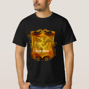 Camiseta Escudo de Dragões Brasão de Família Sobrenome