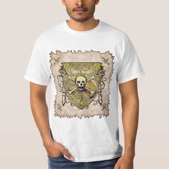 Camiseta Escudo de Esqueletos (Frente)