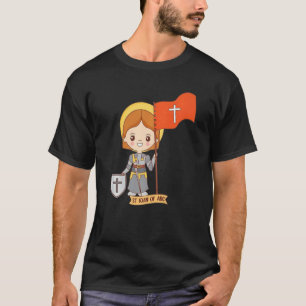 Camiseta Escudo de Santa Joana D'Arc Antigo São Católico