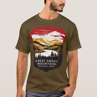 Camiseta Escudo do Parque Nacional dos Montes do Enfumaçado