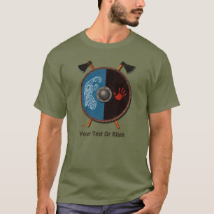 Camiseta Escudo e Machados Viking