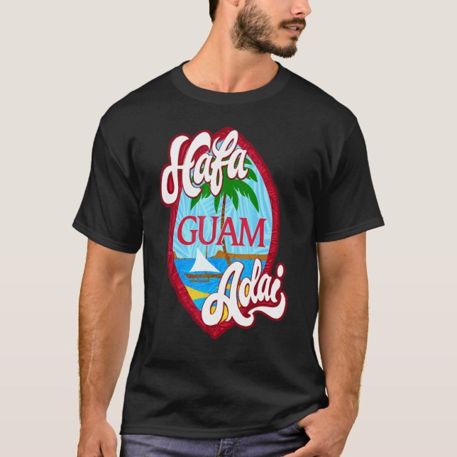 Camiseta Escudo Hafa Adai Guam (Frente)