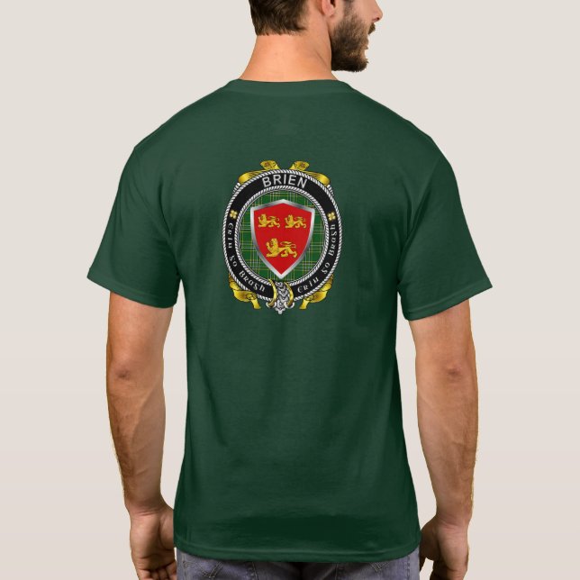 Camiseta Escudo irlandês Brien/Bryan (Verso)