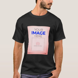 Camiseta Escudo Minimalista Personalizável "Seu Logotipo Aq
