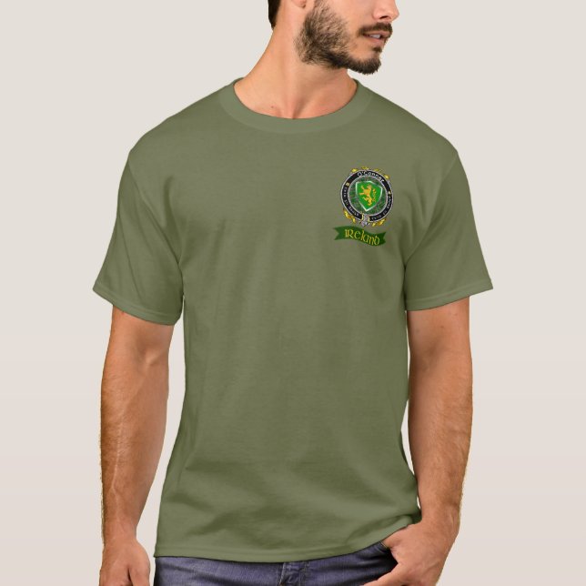 Camiseta Escudo Personalizado Irlandês O'Connor/Connor (Ker (Frente)