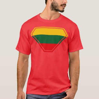 Camiseta Escudo SuperEmpoderado da Lituânia