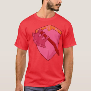 Camiseta Escudo Vermelho e TSirt Clássico Ax
