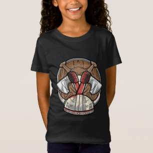 Camiseta Escudo Viking - Logotipo de Desenho Animado