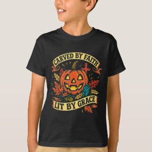 Camiseta Esculpido Pela Fé Iluminado Pela Graça Religioso C
