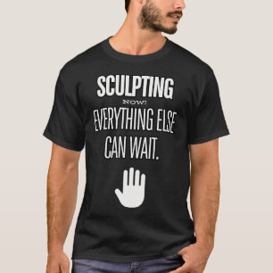 Camiseta Escultor Artista Argila Criativa Foco em Cerâmica