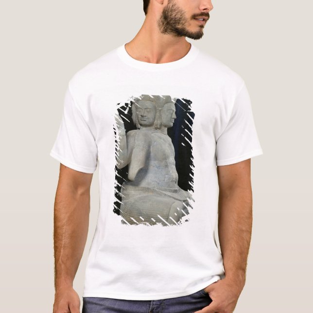 Camiseta Escultura de Brahma com quatro caras (Frente)