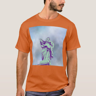 Camiseta escultura de mulheres mármore