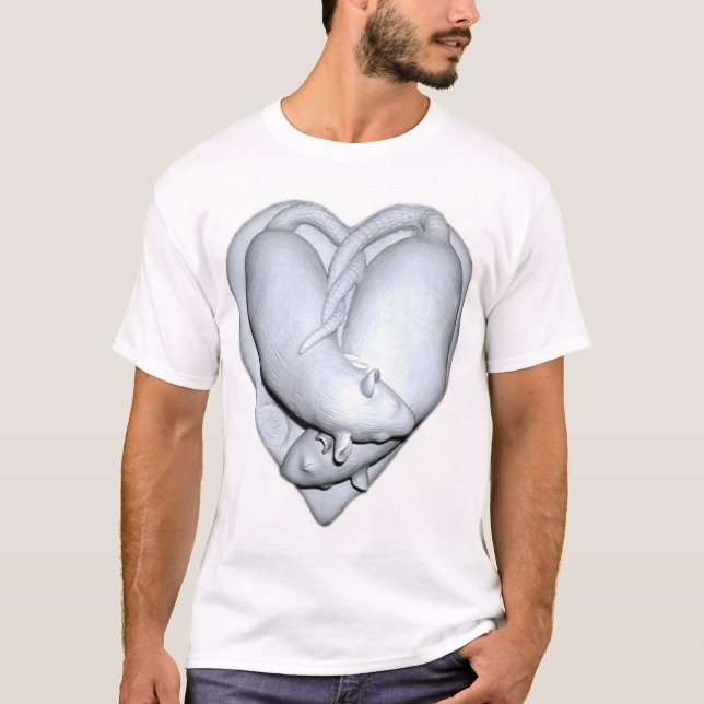 Camiseta Escultura dos ratos do querido (Frente)