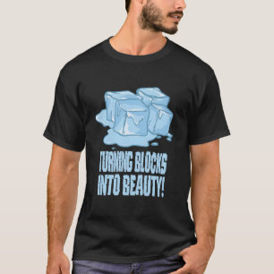Camiseta Escultura em gelo