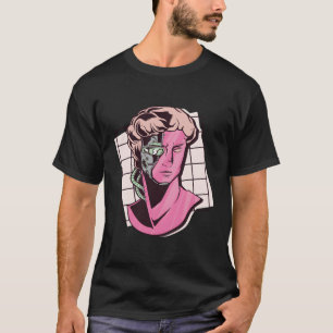 Camiseta Escultura Futurística Meia Face