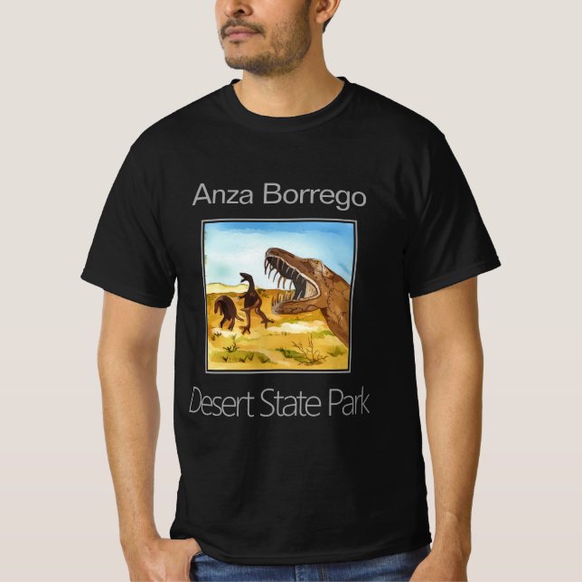 Camiseta Esculturas do Dinossauro Anza-Borrego (Frente)