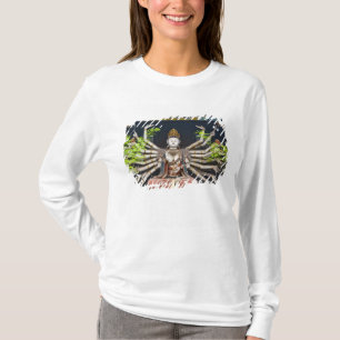 Camiseta Esculturas pintadas antigas em Shuanglin