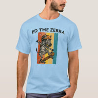 Escumalha Engraçada Zebra Retro Cartoon Selva Selv