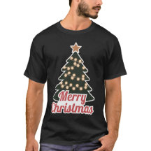 Camiseta Escura Básica de Natal Feliz: Novo Mo Fes