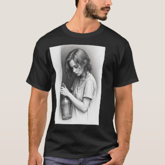 Camiseta Escura Básica."Garrafa Vazia, Adventur Se